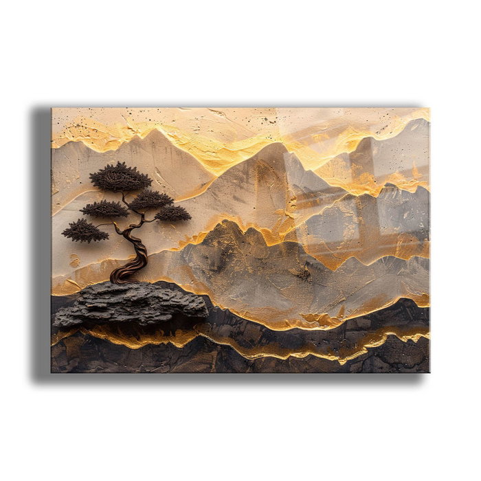 Wallity Camtbl-078 Pintura de Vidrio Templado Decorativo Multicolor 50 x 70 cm